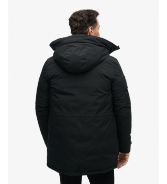 Superdry City gewatteerde parka zwart