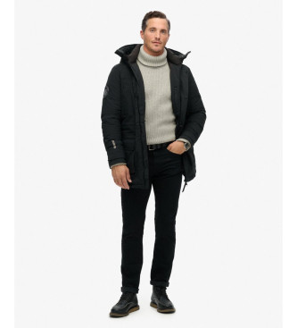 Superdry City Vadderad Parka svart