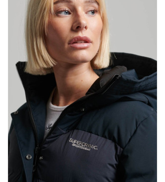 Superdry Windbreaker parkas med huva Windbreaker City navy