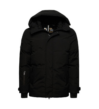 Superdry Windjack met capuchon Parka City zwart