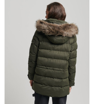 Superdry Expedition microfibre parka green