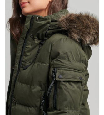 Superdry Expedition microfibre parka green