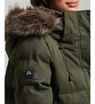 Superdry Expedition microfibre parka green