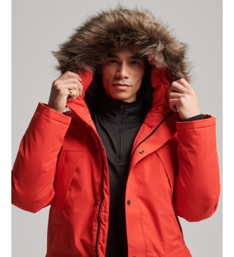 Superdry Everest Snow Down Parka red
