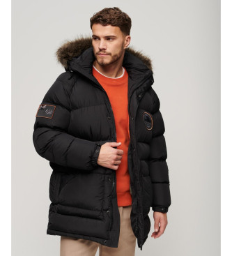 Superdry Parka Everest Langwerpig zwart