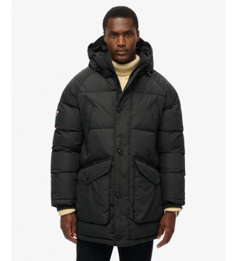 Superdry Parka de expedio preta