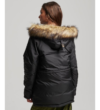 Superdry Parka militaire  capuche noir