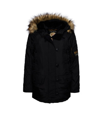 Superdry Parka militaire  capuche noir