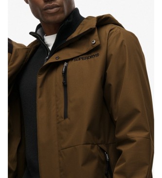 Superdry Parka Hooded Tech Fishtail i militärgrönt