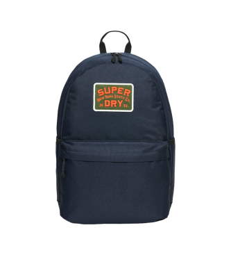 Superdry Montana geflickter Rucksack navy