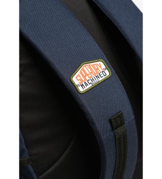 Superdry Montana patched backpack navy