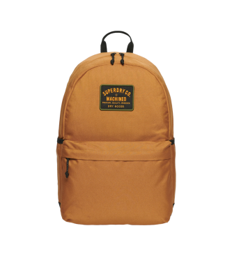 Superdry Montana brown patched backpack