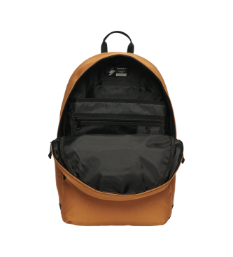 Superdry Montana brown patched backpack