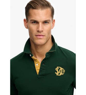 Superdry Polo Pique Monogram green
