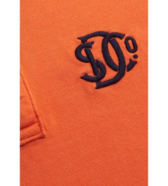 Superdry Polo Pique Monogram orange