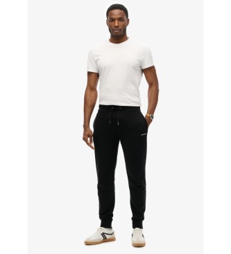 Superdry Calça Jogger Plain preta