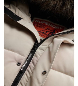 Superdry Donzen jas Everest Hooded beige
