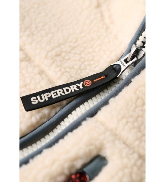 Superdry Polaire Full Zip beige