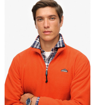 Superdry Polar Half Zip Arancione