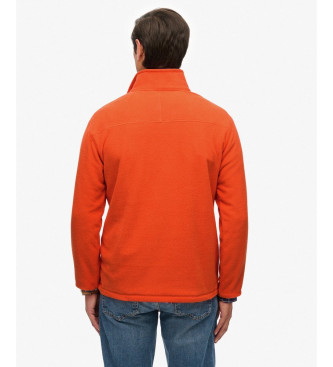 Superdry Polar Half Zip Arancione