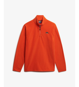 Superdry Polar Half Zip Arancione