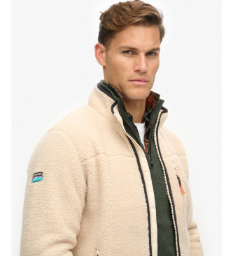 Superdry Outdoor Fleece Full Zip beige