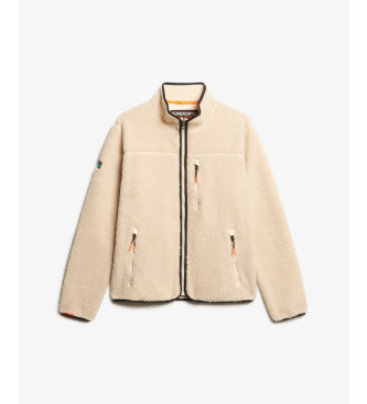 Superdry Outdoor Fleece Full Zip beige