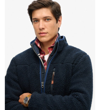 Superdry Outdoor Fleece Full Zip navy