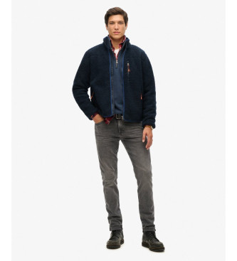 Superdry Outdoor Fleece Full Zip navy