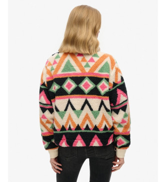 Superdry Supermehak večbarvni flis