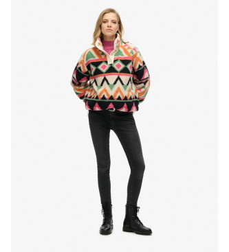 Superdry Supermehak večbarvni flis