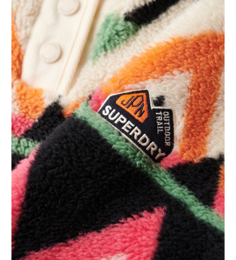 Superdry Supermehak večbarvni flis