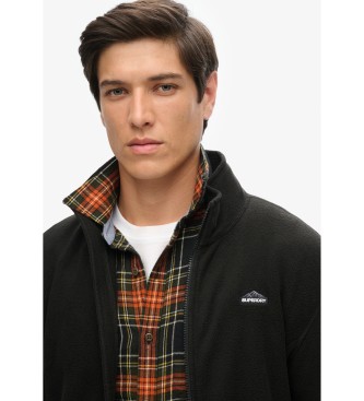 Superdry Fleece Full Zip Fleece schwarz