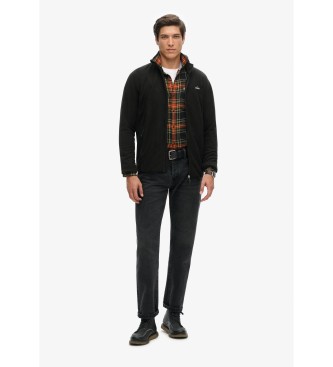 Superdry Fleece Full Zip Fleece schwarz