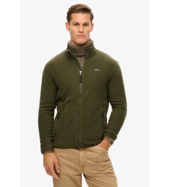 Superdry Fleece Full Zip Fleece grn