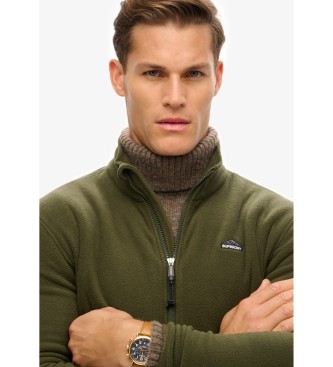 Superdry Fleece Full Zip Fleece grn