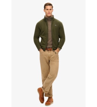 Superdry Fleece Full Zip Fleece grn