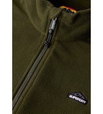 Superdry Fleece Full Zip Fleece grn