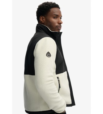 Superdry Fleecejas zwart