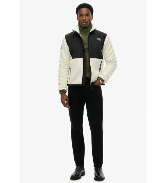 Superdry Fleecejas zwart