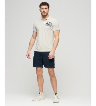 Superdry Polo Applique Classic Fit bege