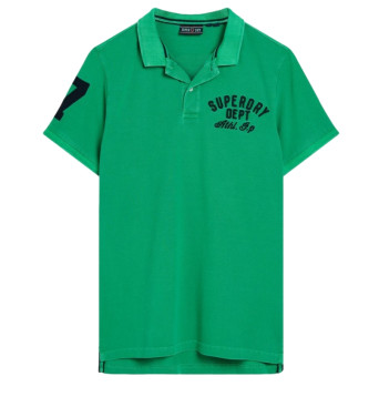 Superdry Polo Applique Classic Fit grn