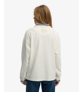 Superdry Polo Crest Rugby blanco