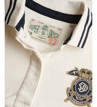 Superdry Polo Crest Rugby blanco