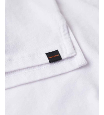 Superdry Studios polo tricot  manches longues blanc