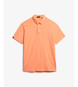 Superdry Essential stickad polotröja korall