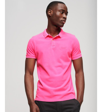 Superdry Polo Verwoest roze