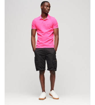 Superdry Polo Verwoest roze