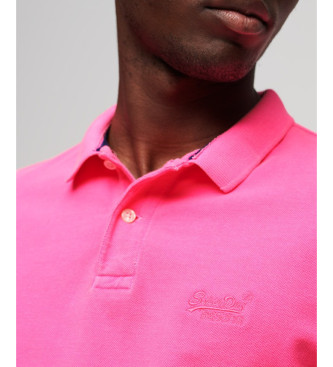 Superdry Polo Verwoest roze