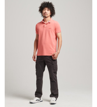 Superdry Polo Destroyed pink